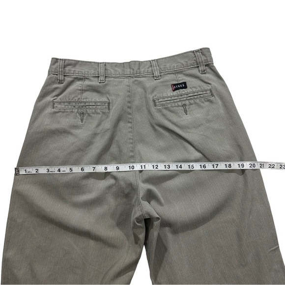 Vintage Levis Sykes Men Grey Wash Jeans Sz 32x30 Textured 100% Cotton Denim - Picture 6 of 11